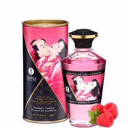 SHUNGA Raspberry feeling, 100 ml, Whole body, Warming lubricant, Raspberry, Bottle, Ingredients (I.N.C.I.): Glycerin USP/Glyc ...