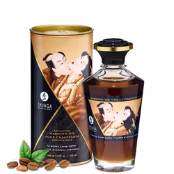 SHUNGA Creamy Love Latte, 100 ml, Whole body, Warming lubricant, Coffee, Bottle, Ingredients (I.N.C.I.): Glycerin USP/Glycéri ...