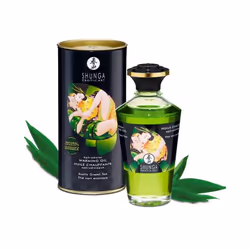 Shunga - Heat Effect Massage Oil â Organic Green Tea 100ml