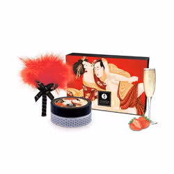 Shunga - Edible Massage Powder Kit â Strawberry