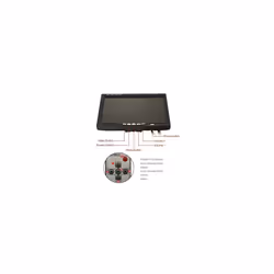 7 Inch TFT Color LCD Car monitor computer HD digital VGA/AV interface (Support as Computer Screen) Full Color LED... - 800*480 350:1 Contrast Ratio