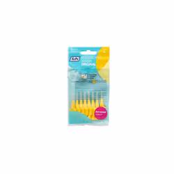 TePe Interdental Brushes 0.6mm Yellow - 2 Packets of 8 (16 Brushes)