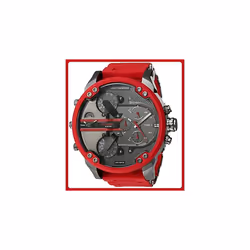 Diesel Big Daddy 2.0 All Red 66mm Men's Watch
