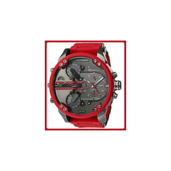 Diesel Big Daddy 2.0 All Red 66mm Men's Watch