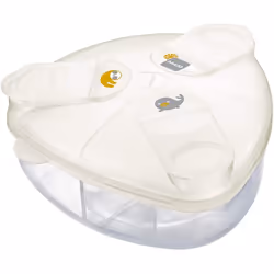 MAM Milk Powder Box, Formula Milk Powder Dispenser Stores 40 g Per Serving, Milk Powder Storage Holds Three Servings, Baby Mi ...