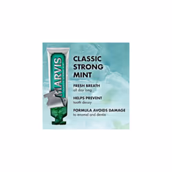Classic Strong Mint Toothpaste, 85 ml, Sensational Flavoured Toothpaste for a Long-Lasting Freshness