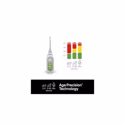 Age Precision Digital thermometer | For Accurate Temperate Measurement | Stick for Multi-Site Usage, Orally, Rectally or Underarm | Suitable for