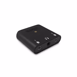 RØDE AI-Micro, Desktop, 2 x 3.5mm auto-sensing TRS/TRRS, 3.5mm TRS headphone output, Black, USB Type-C, 32 Ω