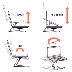 Ergotron Neo-Flex™ Notebook Lift Stand Laptop stand Black - Additional view 4