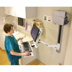 Ergotron 200 Series Combo Arm 61 cm (24") Wall White - Additional view 4