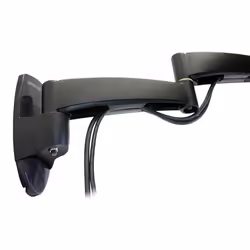 Ergotron 200 Series Wall Mount Arm, 2 Extensions 61 cm (24") Black