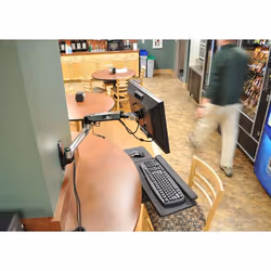 Ergotron LX Series LX Wall Mount LCD Arm 86.4 cm (34") Aluminium - Additional view 7