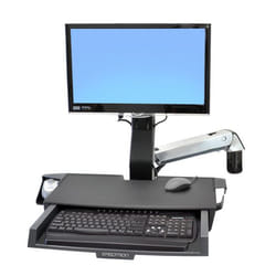 Ergotron StyleView Sit-Stand Combo Arm with Worksurface 61 cm (24") Wall