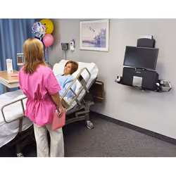 Ergotron StyleView Sit-Stand Combo System with Worksurface 61 cm (24") Wall - Additional view 7
