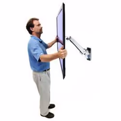 Ergotron Interactive Arm, HD 139.7 cm (55") Wall Aluminium - Additional view 7