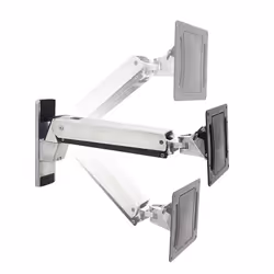 Ergotron Interactive Arm, VHD, 31.8 kg, 76.2 cm (30"), 152.4 cm (60"), 600 x 200 mm, Height adjustment, Aluminium, Black