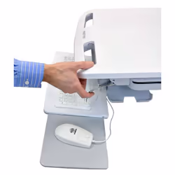Ergotron StyleView EMR Cart with LCD Pivot White Flat panel Multimedia cart