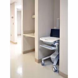 Ergotron StyleView EMR Laptop Cart White Multimedia cart - Additional view 5