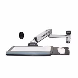 Ergotron LX Sit-Stand Wall Mount Keyboard Arm, 2.2 kg, Stainless steel