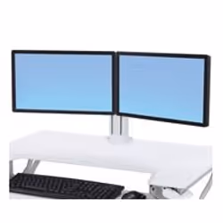 Ergotron WorkFit, Mounting kit, White, 12.7 kg, WorkFit-T, WorkFit-PD, 4.4 kg, 775 mm