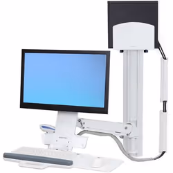 Ergotron StyleView, Multimedia stand, White, Aluminium, Plastic, PC, 13.2 kg, 61 cm (24")