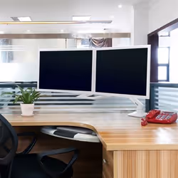 Ergotron HX Series 45-476-216 monitor mount / stand 81.3 cm (32") Desk White - Additional view 5