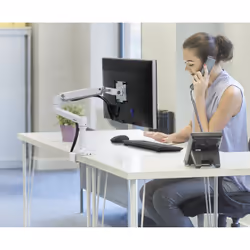 Ergotron LX Series 45-490-216 monitor mount / stand 86.4 cm (34") Desk White - Additional view 7