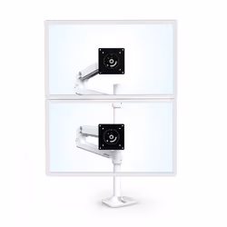 Ergotron LX Series LX Dual Stacking Arm 101.6 cm (40") Desk White - Additional view 4