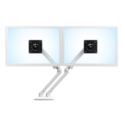 Ergotron MX Series Desk Dual Monitor Arm 61 cm (24") White