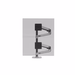 Ergotron LX Series LX Dual Stacking Arm Tall Pole 101.6 cm (40") Desk Aluminium - Additional view 4