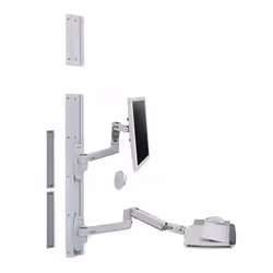 Ergotron LX Wall Mount System 81.3 cm (32") White - Additional view 4