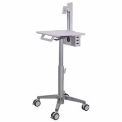 Ergotron SV10-1300-0, White, 61 cm (24"), 7.3 kg, Floor, 360°, 0 - 30°