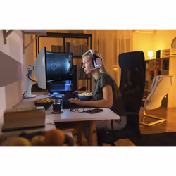 Ergotron HX Series 45-647-224 monitor mount / stand 124.5 cm (49") Desk Black - Additional view 4