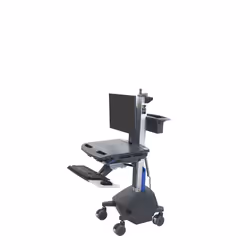 Ergotron STYLEVIEW CART LCD PIVOT LiFe POWERED, UK (dark grey)
