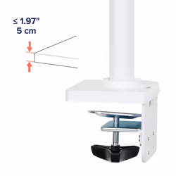 Ergotron NX Series NX MONITOR ARM WHITE 86.4 cm (34") Desk Black, White - Additional view 6