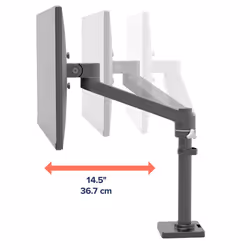 Ergotron NX Series NX MONITOR ARM BLACK 86.4 cm (34") Desk - Additional view 5
