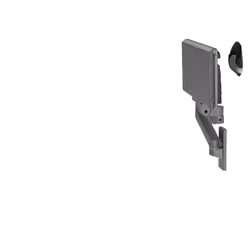 Ergotron LX Pro Wall Keyboard Arm (dark grey) - Additional view 4