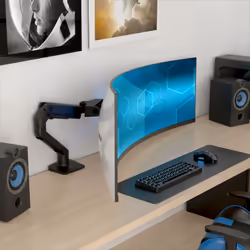 Ergotron HX Series HX ARM WITH VERY HEAVY DUTY PIVOT DESK 144.8 cm (57") Black - Additional view 6