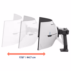 Ergotron HX Series HX ARM WITH VERY HEAVY DUTY PIVOT DESK 144.8 cm (57") Black - Additional view 7