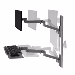 Ergotron LX Series 45-696-293 monitor mount / stand 86.4 cm (34") Wall Dark Grey - Additional view 7