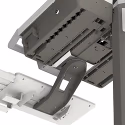Ergotron M021-0101-100000-1-0 All-in-One PC/workstation mount/stand 19.5 kg White, Grey 43.2 cm (17") - Additional view 4