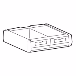 Ergotron MD-010211-1-0 multimedia cart accessory White, Grey Drawer - Additional view 3