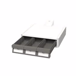 Ergotron MD-010311-1-0 multimedia cart accessory White, Grey Drawer - Additional view 2