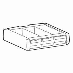 Ergotron MD-010311-1-0 multimedia cart accessory White, Grey Drawer - Additional view 3