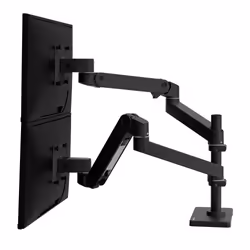 Ergotron LX Pro Series 45-710-292 monitor mount / stand 61 cm (24") Desk Black - Additional view 2
