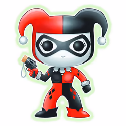 Funko POP Heroes: Harley Quinn Glow-in-The-Dark Vinyl Figure
