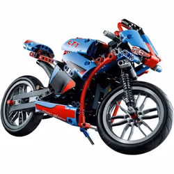 Lego TECHNIC Street Motorcycle 375 Pieces Kids Building Playset | 42036