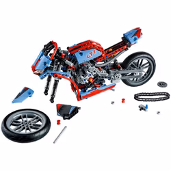 Lego TECHNIC Street Motorcycle 375 Pieces Kids Building Playset | 42036