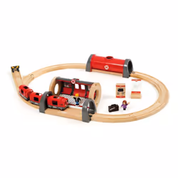 Brio 33513 Metro Railway Set | 20 Piece Train Toy with Accessories and