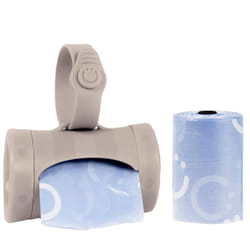 Retractable On-the-Go Bag Dispenser for Baby Travel, Diaper Bag Accessory Must Have for Newborns, Helpful Baby Accessory, Taupe